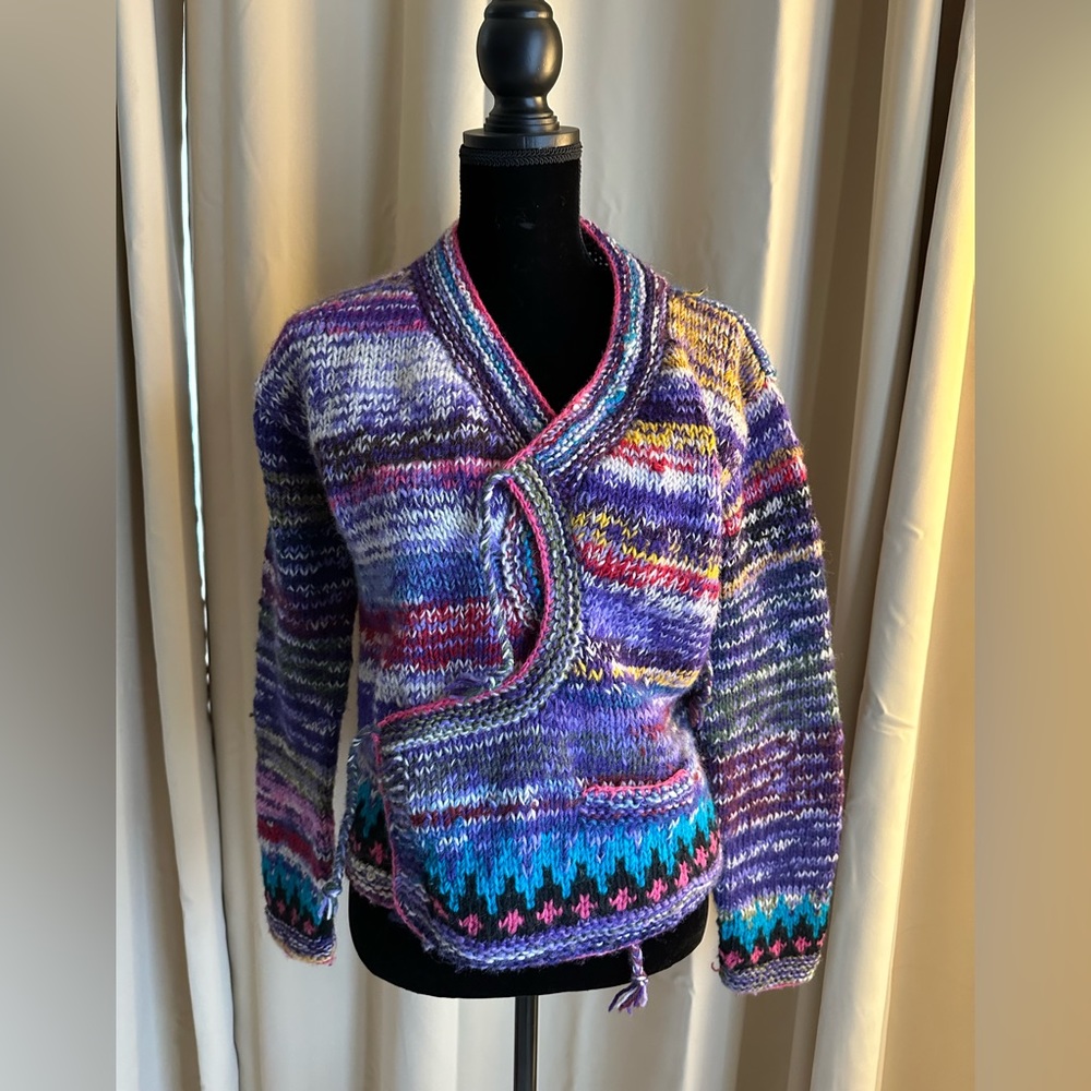 Handmade wool sweater